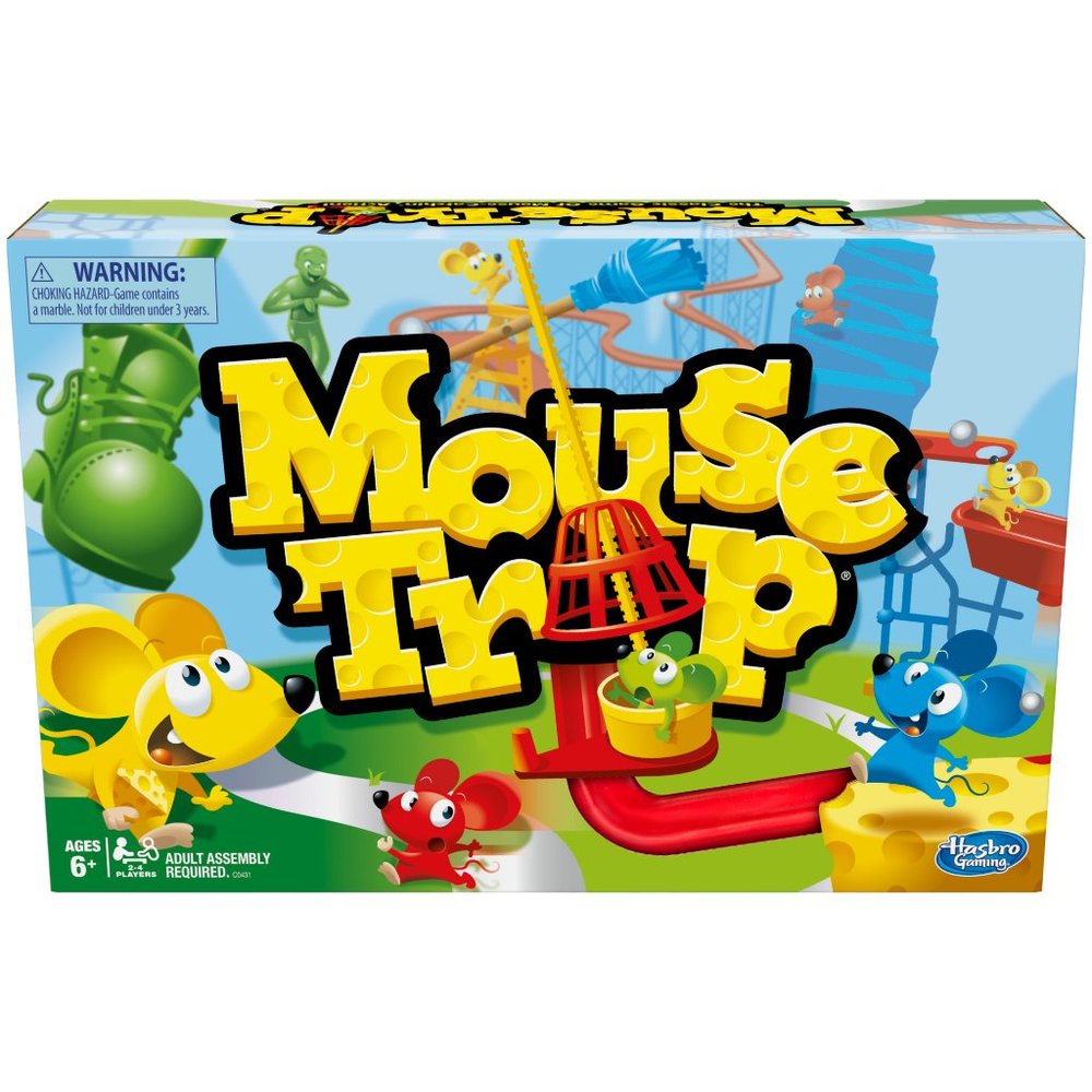 Mouse Trap Kids Board Game, Kids Game for 2-4 Players